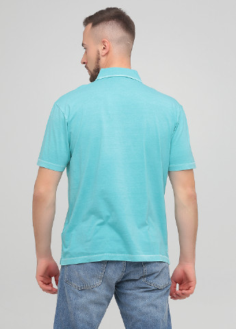 Мятная футболка-поло для мужчин Gant меланжевая
