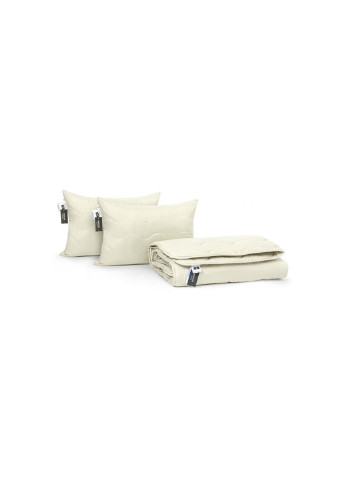 Одеяло Набор шерстяной №1680 Eco Light Creamy Одеяло 220х240+ подуш (2200002656832) Mirson (254077192)