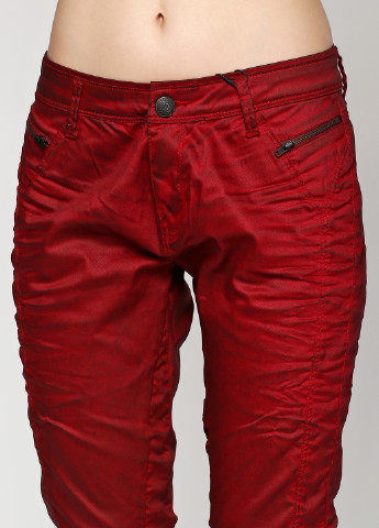 Красные кэжуал демисезонные зауженные брюки Axel