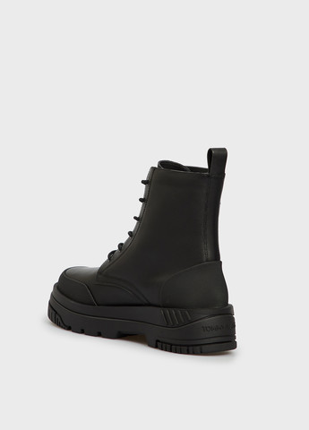 Черные осенние ботинки берцы Tommy Jeans