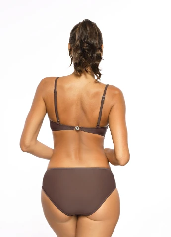 Коричневый демисезонный jasmine 625-2 купальник (xl) раздельный Marko