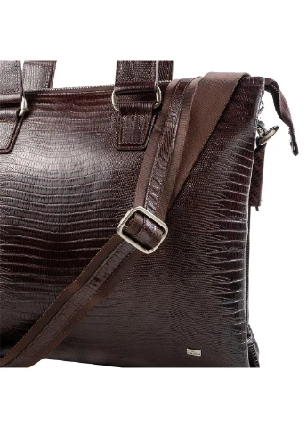 Мужской кожаный портфель 36,5х30х8 см Desisan (219905361)