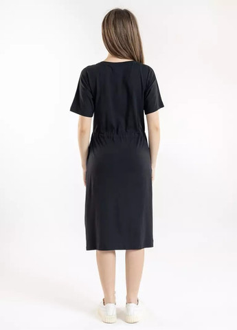 Чорна кежуал сукня сукня-футболка BBL однотонна