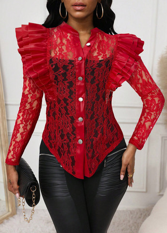 Червона блуза SHEIN