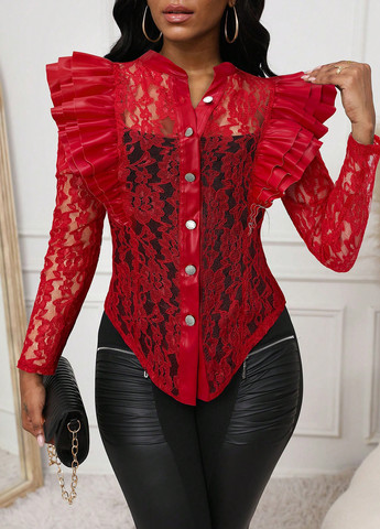 Червона блуза SHEIN