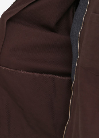 Темно-коричневая демисезонная куртка Weekday