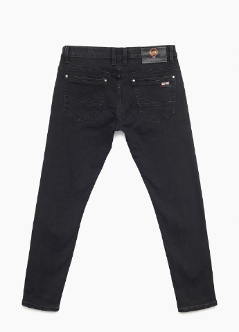 Черные демисезонные джинсы No Brand