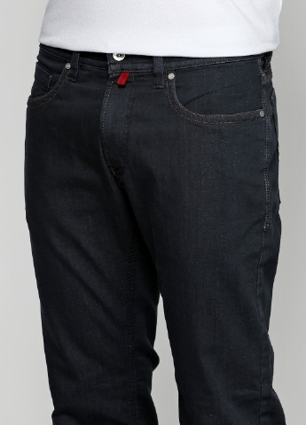 Серые демисезонные со средней талией джинсы Pierre Cardin