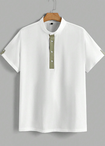 Комбінований літній костюм (сорочка, шорти) з шортами, з сорочкою SHEIN