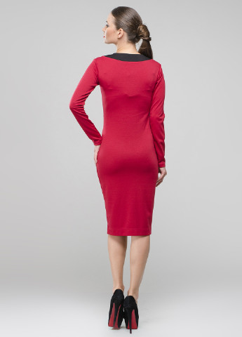 Красное кэжуал платье футляр George Krutienko
