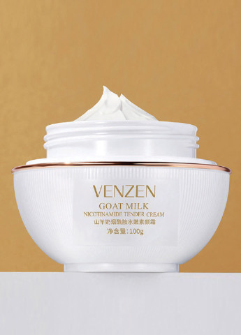 Питательный крем для лица с витамином В3 на основе козьего молока Goat Milk 100гр.(0179) Venzen (252548774)