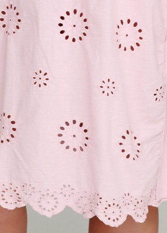 Светло-розовое кэжуал платье Made in Italy с надписью