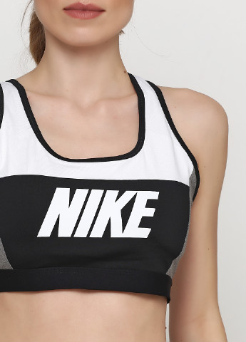 Топ Nike логотип чёрно-белого спортивный трикотаж