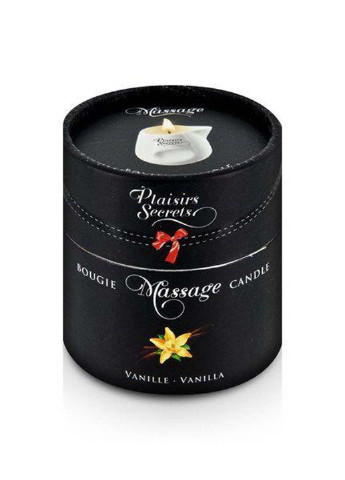 Масажна свічка Vanilla 80 мл Plaisirs Secrets (256170717)