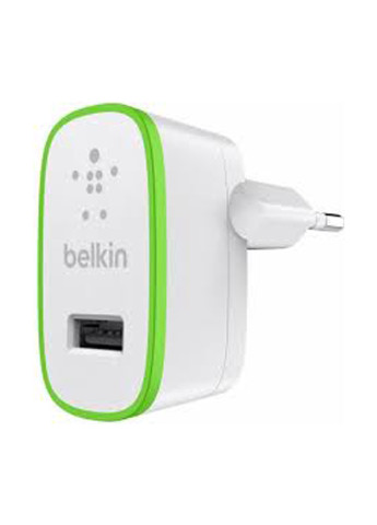 Мережеве ЗУ Belkin USB Home Charger (2.4Amp) c кабелем Lightening to USB-A, 1.2m, Wht (F8J125vf04-WHT) білий