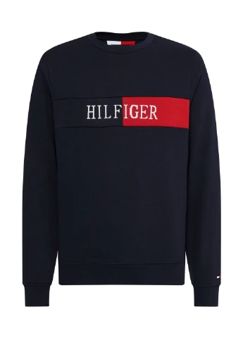 Темно-синий свитшот Tommy Hilfiger надпись (182517255)