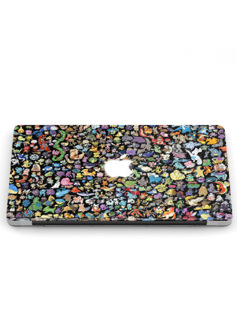 Чехол пластиковый для Apple MacBook 12 A1534 / A1931 Покемон Паттерн (Pokemon Pattern) (3365-2462) MobiPrint (218858203)