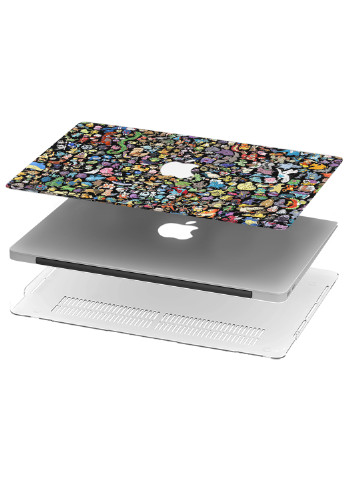 Чохол пластиковий для Apple MacBook 12 A1534 / A1931 Покемон Патерн (Pokemon Pattern) (3365-2462) MobiPrint (218858203)