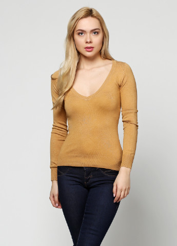 Світло-коричневий демісезонний пуловер пуловер Zara