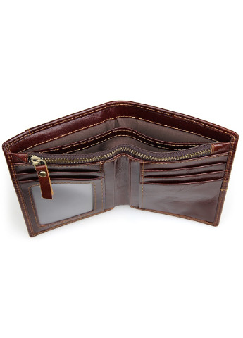 Мужской кожаный кошелек 9,5x12,5 см Vintage (252130793)