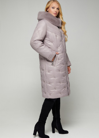 Світло-фіолетова зимня куртка Miledi