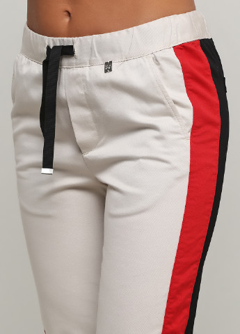 Комбинированные кэжуал демисезонные брюки Twin-Set