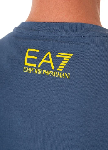 Блакитна футболка ARMANI EA7