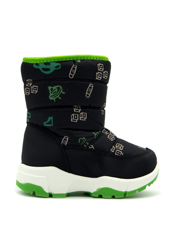 Черные дутики Clibee на липучке