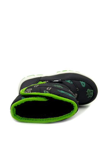 Черные дутики Clibee на липучке