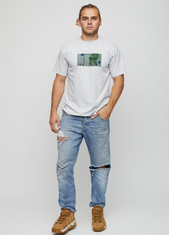 Сіра футболка чоловіча basic YAPPI