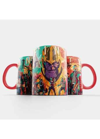 Чашка Fan Girl Война бесконечности Марвел - Marvel 330 мл (254914721)