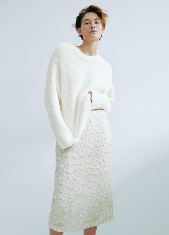 Молочний зимовий джемпер джемпер H&M