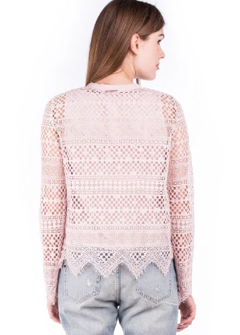 Розовый летний комплект (кофта, топ) Twinset