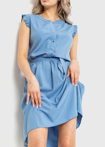 Блакитна кежуал сукня Ager однотонна