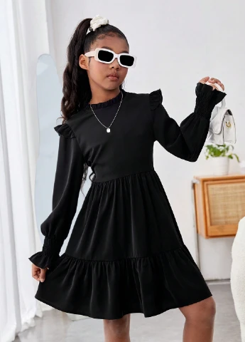 Чорна сукня SHEIN (325263478)