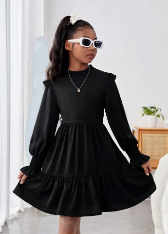Чорна сукня SHEIN (325263478)
