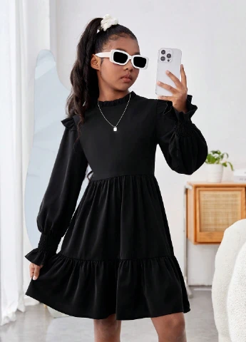 Чорна сукня SHEIN (325263478)