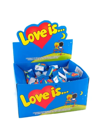 Love Is / Love is жевательная резинка со вкусом Банан и Клубника 100шт DobraMAMA (252699221)