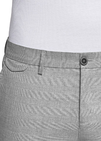 Серые классические демисезонные прямые брюки Oodji