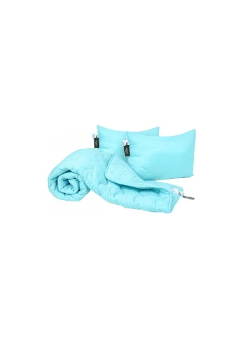 Одеяло MirSon Набор с Тенсель Всесезонный №1673 Eco Light Blue Одеяло + по (2200002657730) No Brand (254013455)