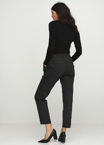 Темно-серые кэжуал демисезонные зауженные брюки By Malene Birger