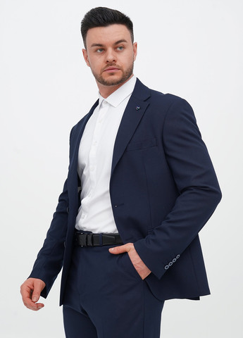 Синій демісезонний костюм (піджак, штани) брючний Trend Collection