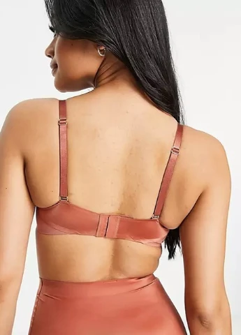 Коричневый бюстгальтер Asos