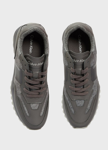 Серые демисезонные кроссовки Calvin Klein