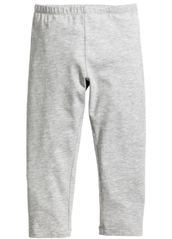 Серые демисезонные леггинсы H&M