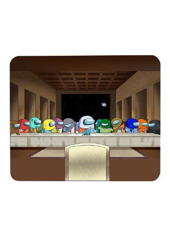 Килимок для мишки Амонг Ас (Among Us) (25108-2589) 22х18 см MobiPrint (222995242)