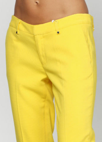 Желтые кэжуал демисезонные зауженные брюки Frankie Morello