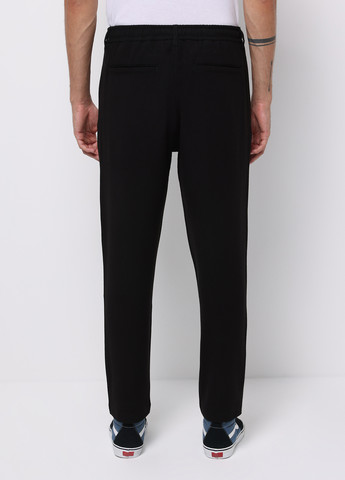 Черные спортивные, кэжуал демисезонные зауженные брюки Colin's