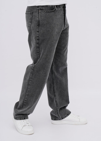 Темно-серые демисезонные прямые джинсы Trend Collection