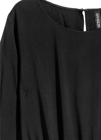 Черное кэжуал платье H&M однотонное